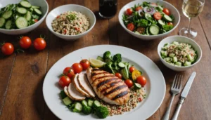 menu pour rééquilibrage alimentaire